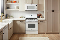 Whirlpool 5 Cu. Ft. Gas Range with Storage Drawer - WFG515S0MW | Cuisinière à gaz Whirlpool de 5 pi3 avec tiroir de rangement - WFG515S0MW | WFG515MW