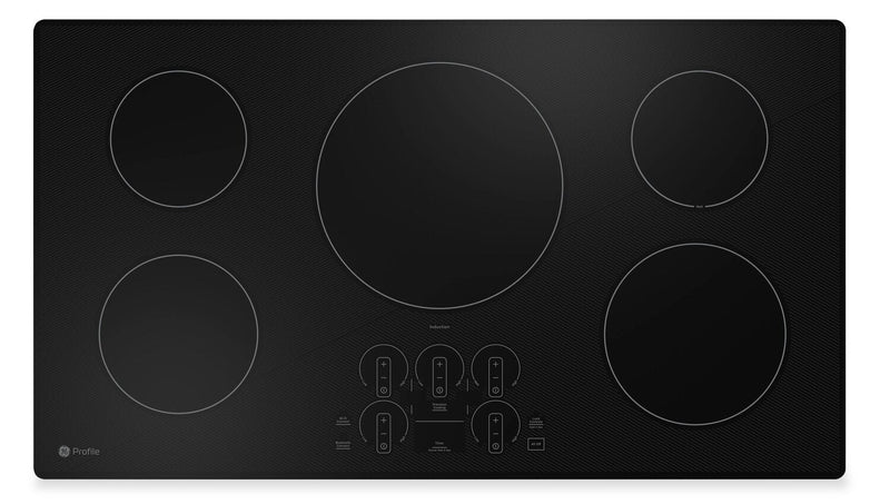 GE Profile 36" Induction Cooktop with Touch Control - PHP7036DTBB  | Surface de cuisson à induction GE ProfileMC de 36 po avec commandes tactiles - PHP7036DTBB  | PHP7036B