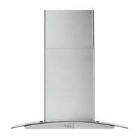 Whirlpool 30" Glass Wall Mount Range Hood - WVW51UC0LS | Hotte de cuisinière murale Whirlpool de 30 po en verre - WVW51UC0LS | WVW51UCS
