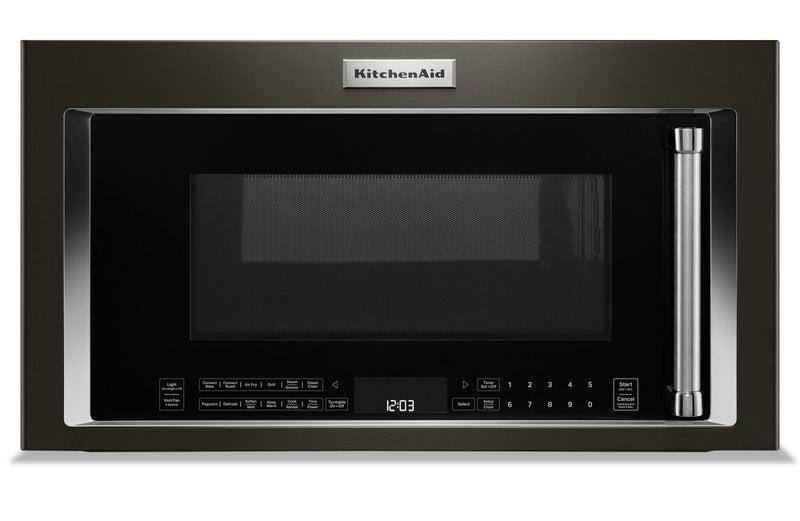 KitchenAid 1.9 Cu. Ft. Over-the-Range Convection Microwave - YKMHC319LBS | Four à micro-ondes à hotte intégrée KitchenAid de 1,9 pi³ à convection - YKMHC319LBS | YKMHC3BS