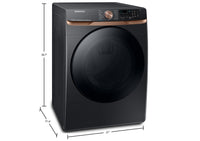 Samsung 7.5 Cu. Ft. Smart Electric Dryer with Steam Sanitize+ - DVE50BG8300VAC | Sécheuse électrique intelligente Samsung de 7,5 pi3 avec assainissement à la vapeur - DVE50BG8300VAC | DVE50BGV