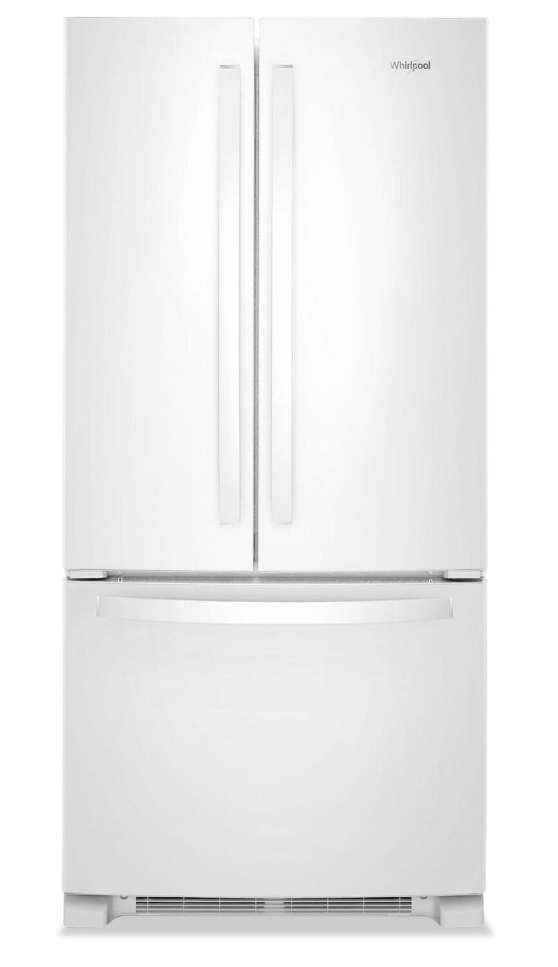 Whirlpool 22 Cu. Ft. French-Door Refrigerator - WRFF5333PW  | Réfrigérateur Whirlpool de 22 pi³ à portes françaises - WRFF5333PW  | WRFF533W