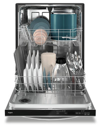 Whirlpool Large Capacity Dishwasher with Deep Top Rack - WDT740SALZ | Lave-vaisselle Whirlpool à grande capacité avec panier supérieur profond - WDT740SALZ | WDT740SS