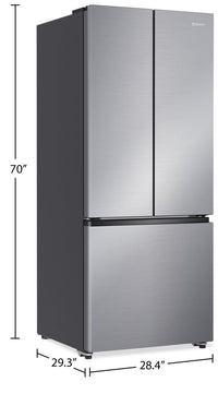 Galanz 16 Cu. Ft. French-Door Refrigerator - GLR16FS2M08 | Réfrigérateur Galanz de 16 pi3 à portes françaises - GLR16FS2M08 | GLR16FSS