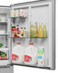 Midea 18.7 Cu. Ft. Bottom-Freezer Refrigerator - MRB19B7AST | Réfrigérateur Midea de 18,7 pi³ à congélateur inférieur - MRB19B7AST | MRB19B7S