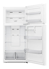 Hisense 18 Cu. Ft. Top-Freezer Refrigerator - RT18N6AWD | Réfrigérateur Hisense de 18 pi3 à congélateur supérieur - RT18N6AWD | RT18N6AW