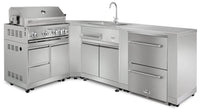 Thor Kitchen 4-Burner Gas Barbecue Grill with Rotisserie - MK04SS304  | Barbecue gril à gaz Thor Kitchen à 4 brûleurs avec brûleur de rôtisserie - MK04SS304  | MK04SBBQ
