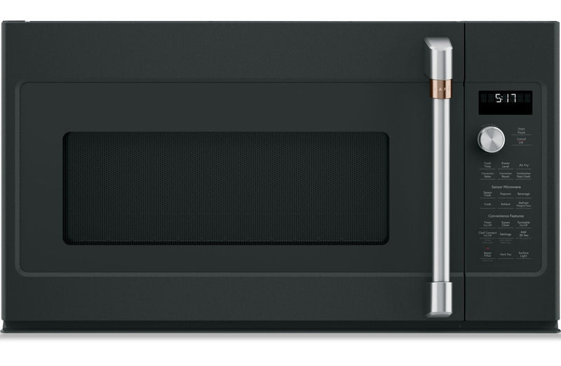 Café 1.7 Cu. Ft. Over-the-Range Convection Microwave Oven - CVM517P3RD1 | Four à micro-ondes à hotte intégrée Café de 1,7 pi3 à convection - CVM517P3RD1 | CVM517RD