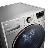 LG 5.2 Cu. Ft. Smart Front-Load Washer - WM3850HVA | Laveuse intelligente LG à chargement frontal de 5,2 pi3 – WM3850HVA  | WM3850HV
