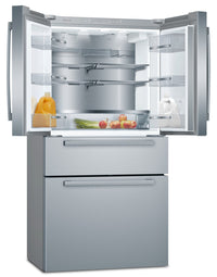 Bosch 800 Series 21 Cu. Ft. French-Door Refrigerator - B36CL80SNS | Réfrigérateur Bosch de série 800 de 21 pi3 à portes françaises - B36CL80SNS | B36CL80S