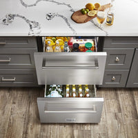 Thor Kitchen 5.4 Cu. Ft. Indoor/Outdoor Refrigerator Drawer - TRF24U | Réfrigérateur-tiroir Thor Kitchen de 5,4 pi3 pour l’intérieur et l'extérieur - TRF24U | TRF24UCS