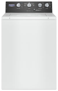 Maytag 4 Cu. Ft. Top-Load Washer and 7.4 Cu. Ft. Gas Dryer - White | Laveuse à chargement par le haut de 4 pi3 et sécheuse à gaz de 7,4 pi3 de Maytag – blanches | MATL586G