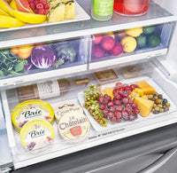 LG 25.1 Cu. Ft. French-Door Refrigerator - LRFNS2503V | Réfrigérateur LG de 25,1 pi³ à portes françaises - LRFNS2503V | LRFNS25V