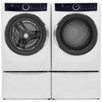 Electrolux 5.2 Cu. Ft. Front-Load Washer and 8 Cu. Ft. Electric Dryer - White  | Laveuse à chargement frontal de 5,2 pi³ et sécheuse électrique de 8 pi³ de Electrolux – blanches  | ELFL753W