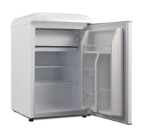 Galanz 2.5 Cu. Ft. Retro Compact Refrigerator - GLR25MWER10 | Réfrigérateur compact Galanz rétro de 2,5 pi3 - GLR25MWER10 | GLR25MWW
