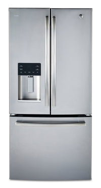 GE Profile 23.6 Cu. Ft. Fingerprint-Resistant French-Door Refrigerator - PFE24HYRKFS | Réfrigérateur GE Profile 23,6 pi³ à portes françaises, résistant aux traces de doigts - PFE24HYRKFS | PFE24HYS