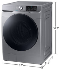 Samsung 5.2 Cu. Ft. Smart Front-Load Washer - WF45B6300AP/US | Laveuse intelligente Samsung à chargement frontal de 5,2 pi3 - WF45B6300AP/US | WF45B63P