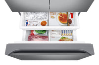Samsung 22.1 Cu. Ft. French-Door Refrigerator - RF22A4111SR/AA|Réfrigérateur Samsung de 22,1 pi³ à portes françaises - RF22A4111SR/AA | RF22A41S