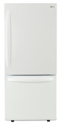LG 22 Cu. Ft. Bottom-Freezer Refrigerator - LRDNS2200W | Réfrigérateur LG de 22 pi³ à congélateur inférieur - LRDNS2200W | LRDNS22W