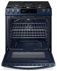 Samsung Bespoke 6 Cu. Ft. Gas Range with Air Fry - NX60A8711QN/AA | Cuisinière à gaz Bespoke Samsung de 6 pi3 avec friture à air chaud - NX60A8711QN/AA | NX60A8NS