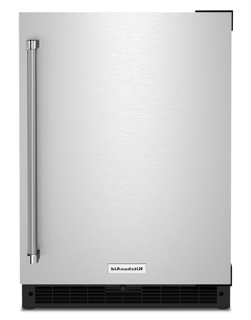 KitchenAid 5 Cu. Ft. Under-Counter Refrigerator with Right-Swing Door - KURR114KSB | Réfrigérateur KitchenAid de 5 pi3 sous le comptoir avec charnières à droite - KURR114KSB | KURR114S