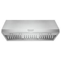 KitchenAid 48" Commercial-Style Wall-Mount Canopy Range Hood - KVWC908KSS | Hotte de cuisinière murale à pavillon KitchenAid de 48 po de style commercial - KVWC908KSS | KVWC90SS