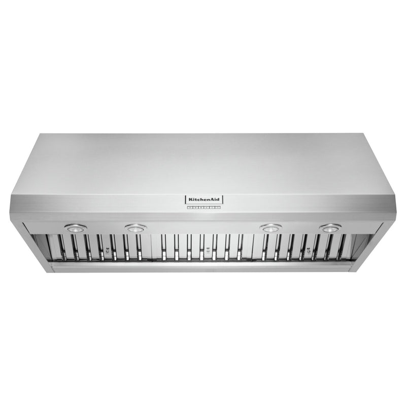 KitchenAid 48" Commercial-Style Wall-Mount Canopy Range Hood - KVWC908KSS | Hotte de cuisinière murale à pavillon KitchenAid de 48 po de style commercial - KVWC908KSS | KVWC90SS