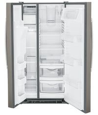 GE 23 Cu. Ft. Side-by-Side Refrigerator - GSS23GMPES | Réfrigérateur GE de 23 pi3 à compartiments juxtaposés - GSS23GMPES | GSS23GMS