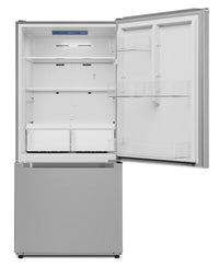 Midea 18.7 Cu. Ft. Bottom-Freezer Refrigerator - MRB19B7AST | Réfrigérateur Midea de 18,7 pi³ à congélateur inférieur - MRB19B7AST | MRB19B7S