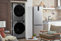 Whirlpool 5.2 Cu. Ft. Front-Load Washer and 7.4 Cu. Ft. Electric Dryer - Chrome Shadow | Laveuse à chargement frontal de 5,2 pi³ et sécheuse électrique de 7,4 pi³ de Whirlpool - ombre chrome | WHFL565C