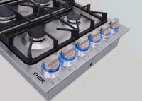 Thor Kitchen 36" Professional 6-Burner Gas Cooktop - TGC3601 | Surface de cuisson à gaz professionnelle Thor Kitchen de 36 po à 6 brûleurs - TGC3601 | TGC3601S