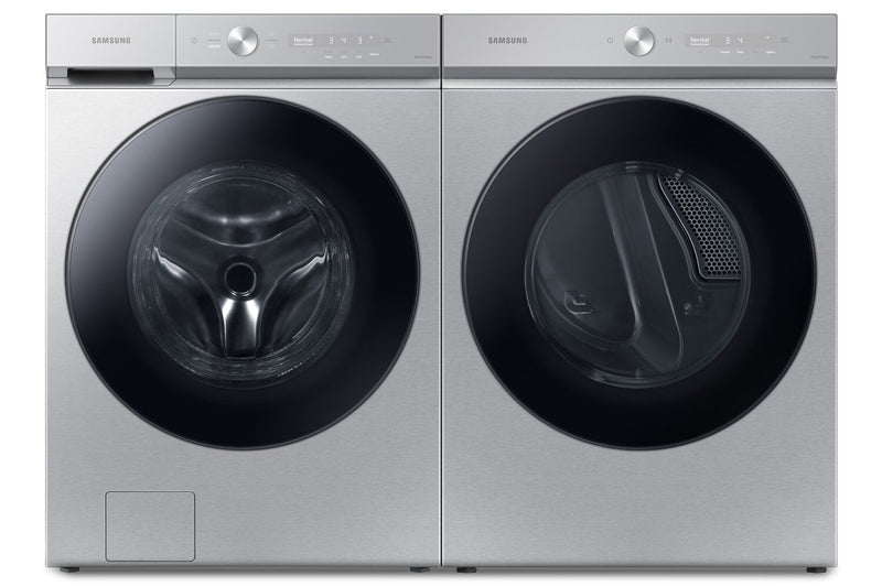Samsung Bespoke 6.1 Cu. Ft. Front-Load Washer and 7.6 Cu. Ft. Electric Dryer | Laveuse à chargement frontal de 6,1 pi³ et sécheuse électrique de 7,6 pi³ Bespoke de Samsung | SAFL870S