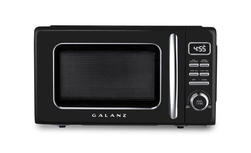 Galanz 0.7 Cu. Ft. Retro Countertop Microwave - GLCMKZ07BKR07 | Four à micro-ondes de comptoir Galanz rétro de 0,7 pi3 - GLCMKZ07BKR07 | GLCMKZ0B
