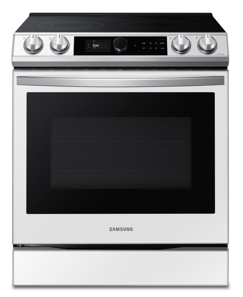 Samsung Bespoke 6.3 Cu. Ft. Slide-In Electric Range with True Convection - NE63BB871112AC | Cuisinière électrique encastrée Bespoke Samsung de 6,3 pi3 à convection véritable - NE63BB871112AC | NE63BBWG