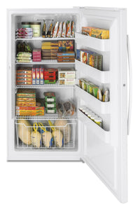 GE 17.3 Cu. Ft. Upright Freezer - FUF17SMRWW | Congélateur vertical GE de 17,3 pi3 - FUF17SMRWW | FUF17SMW