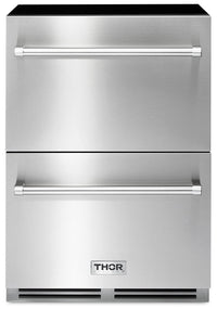 Thor Kitchen 5.4 Cu. Ft. Indoor/Outdoor Refrigerator Drawer - TRF24U | Réfrigérateur-tiroir Thor Kitchen de 5,4 pi3 pour l’intérieur et l'extérieur - TRF24U | TRF24UCS
