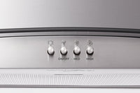 Whirlpool 30" Glass Island Mount Range Hood - WVI51UC0LS | Hotte de cuisinière pour îlot Whirlpool de 30 po en verre - WVI51UC0LS | WVI510LS