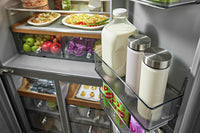 KitchenAid 19.4 Cu. Ft. Counter-Depth 4-Door Refrigerator - KRQC506MPS | Réfrigérateur KitchenAid de 19,4 pi³ à 4 portes de profondeur comptoir - KRQC506MPS | KRQC50PS