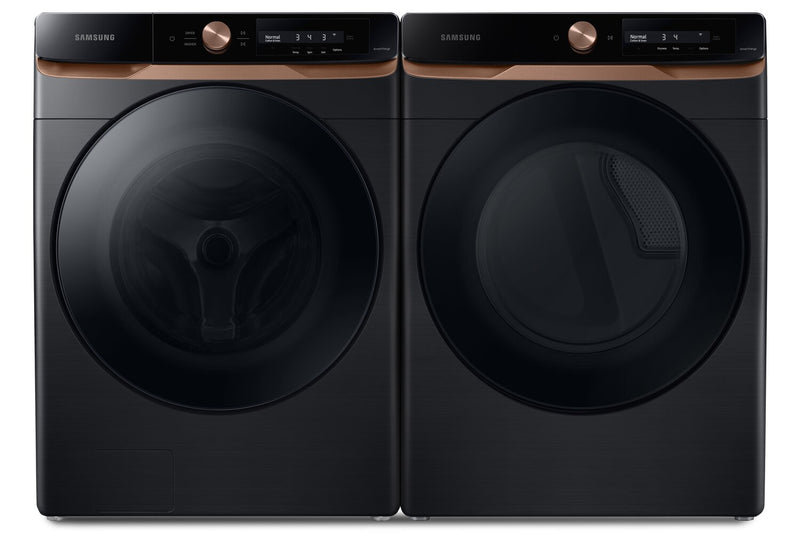 Samsung 5.3 Cu. Ft. Front-Load Washer and 7.5 Cu. Ft. Electric Dryer with Super Speed | Laveuse à chargement frontal 5,3 pi³ et sécheuse électrique 7,5 pi³ de Samsung, fonction Super Speed | SAFL650V