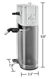 KitchenAid Metal Automatic Milk Frother Attachment - KESMK5SX | Accessoire mousseur à lait automatique KitchenAid en métal - KESMK5SX | KESMK5SS