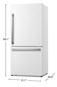 Hisense 17 Cu. Ft. Counter-Depth Bottom-Mount Refrigerator - RB17A2CWE | Réfrigérateur Hisense de 17 pi³ de profondeur comptoir à congélateur inférieur - RB17A2CWE | RB17A2CW