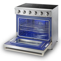 Thor Kitchen 36" Professional Electric Range - HRE3601 | Cuisinière électrique professionnelle Thor Kitchen de 36 po - HRE3601 | HRE3601S