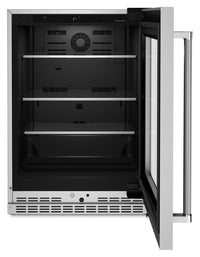 KitchenAid 5.2 Cu. Ft. Right-Opening Under-Counter Refrigerator - KURR314KSS | Réfrigérateur sous le comptoir KitchenAid de 5,2 pi³ avec ouverture vers la droite - KURR314KSS | KURR314S