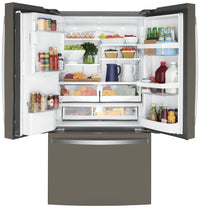GE 22.1 Cu. Ft. Counter-Depth French-Door Refrigerator - GYE22GMNES | Réfrigérateur GE de 22,1 pi³ à portes françaises de profondeur comptoir - GYE22GMNES | GYE22GES