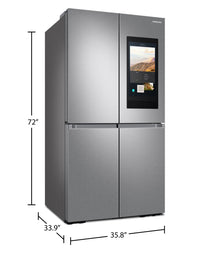 Samsung 28.6 Cu. Ft. 4-Door Refrigerator with Family Hub™ - RF29A9771SR/AC | Réfrigérateur Samsung de 28,6 pi³ à 4 portes avec portail Family HubMC – RF29A9771SR/AC | RF29A97S