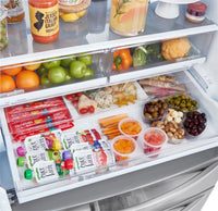 LG 22 Cu. Ft. Smart Counter-Depth 4-Door Refrigerator with Craft Ice Maker - LRMXC2206S | Réfrigérateur intelligent LG de 22 pi³ à 4 portes de profondeur comptoir et machine à glaçons - LRMXC2206S | LRMXC22S