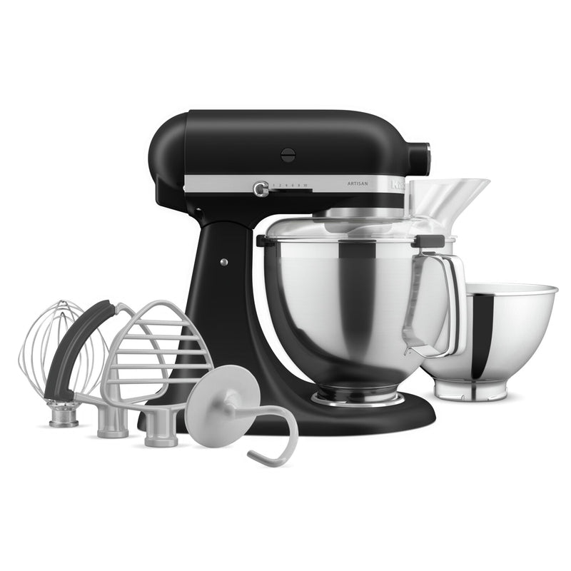 KitchenAid Artisan Series Tilt-Head Stand Mixer with Premium Accessory Pack - KSM195PSBM | Batteur sur socle à tête inclinable KitchenAid de la série Artisan avec trousse d'accessoires de qualité supérieure - KSM195PSBM | KSM9PSBM