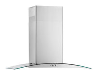 Whirlpool 36" Glass Wall Mount Range Hood - WVW51UC6LS | Hotte de cuisinière murale Whirlpool de 36 po en verre - WVW51UC6LS | WVW516LS