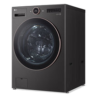 LG 5.8 Cu. Ft. Smart Front-Load Washer with TurboWash® 360 and AI DD™ - WM6500HBA | Laveuse intelligente LG chargement frontal 5,8 pi³ avec technologies TurboWashMD, DDMC IA - WM6500HBA | WM6500HB