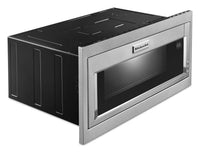 KitchenAid 1.1 Cu. Ft. Built-In Low Profile Microwave and Slim Trim Kit - YKMBT5011KS | Four à micro-ondes encastré à profil bas KitchenAid de 1,1 pi3 avec trousse d’encastrement mince - YKMBT5011KS | YKMBT50S